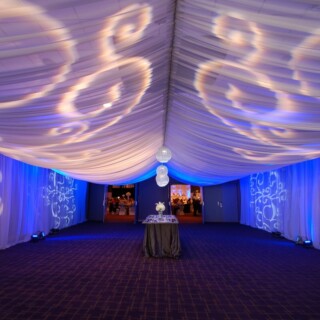 Fort Wayne Wedding Draping Lighting Convention Hall
